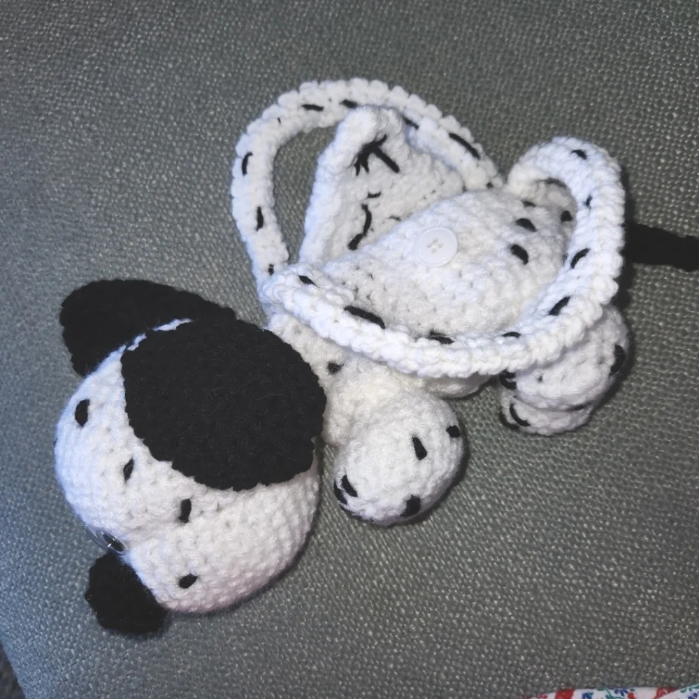 Dalmation Puppy New Toy Hand Crocheted